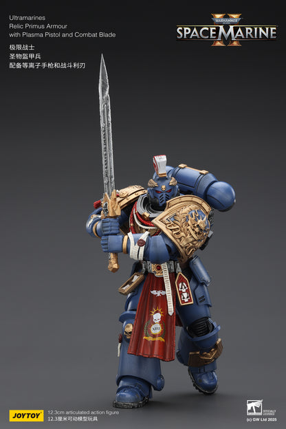 (Pre-Order) JOY TOY Warhammer 40k Ultramarines Relic Primus Armour with Plasma Pistol and Combat Blade