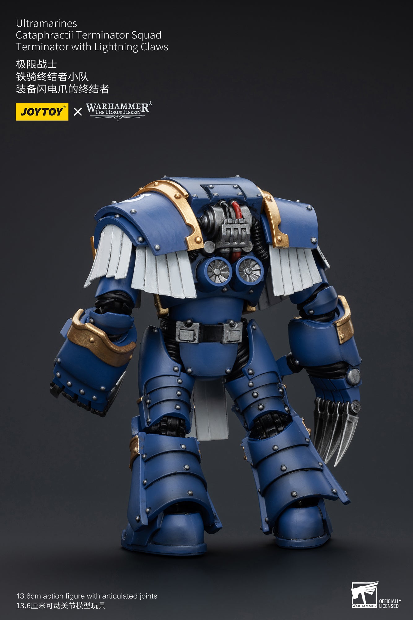 (Pre-Order) Warhammer The Horus Heresy Space Ultramarines Cataphractii Terminator Squad Terminator with Lightning Claws