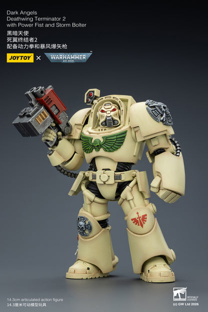 (Pre-Order) Warhammer 40k Dark Angels Deathwing Terminator 2 with Power Fist and Storm Bolter
