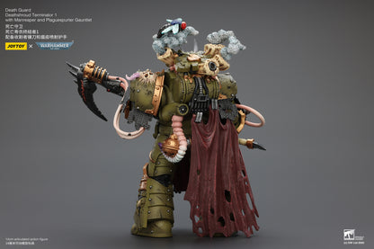 (Pre-Order) JOY TOY Warhammer 40K Death Guard Deathshroud Terminator 1 with Manreaper and Plaguespurter Gauntlet