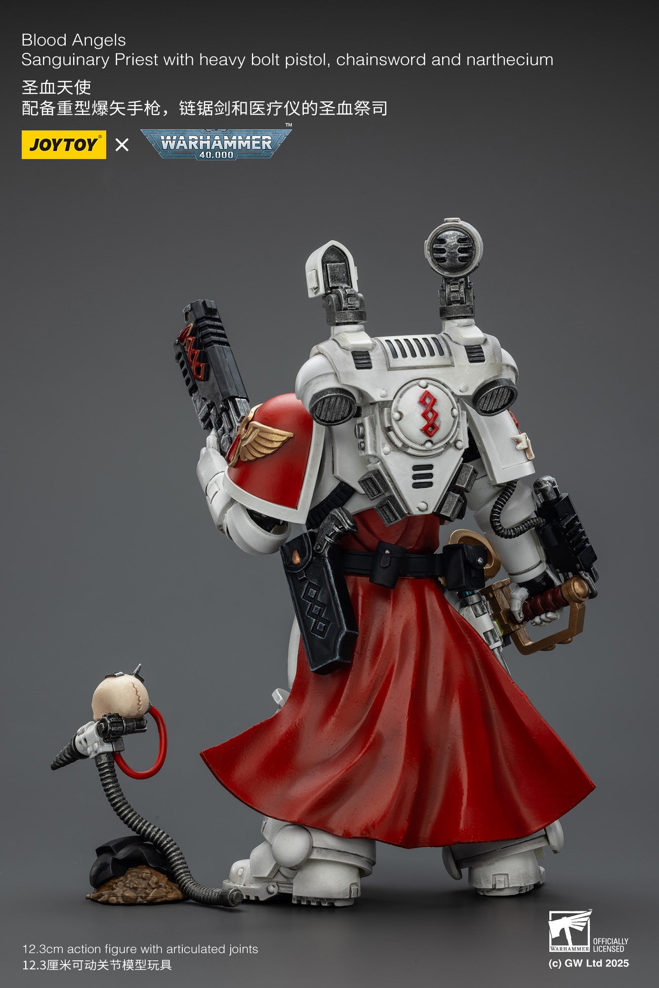 (Pre-Order) Warhammer 40k Blood Angels Sanguinary Priest with Heavy bolt pistol, chainsword and narthecium