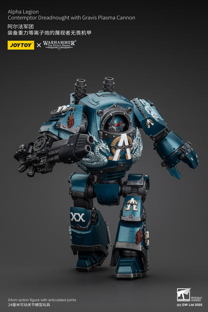(Pre-Order) Warhammer The Horus Heresy Alpha Legion Contemptor Dreadnought with Gravis Plasma Cannon