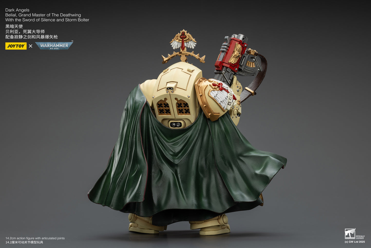 (Pre-Order) Warhammer 40k Dark Angels Belial, Grand Master of The Deathwing With the Sword of Silence and Storm Bolter
