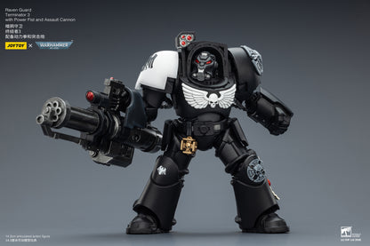 (Pre-Order) Warhammer 40k Raven Guard Terminator 3 with Power Fist and Assault Cannon