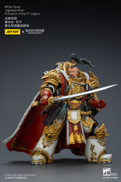 JOY TOY Warhammer 40k White Scars Jaghatai Khan Primarch of the Vth Legion