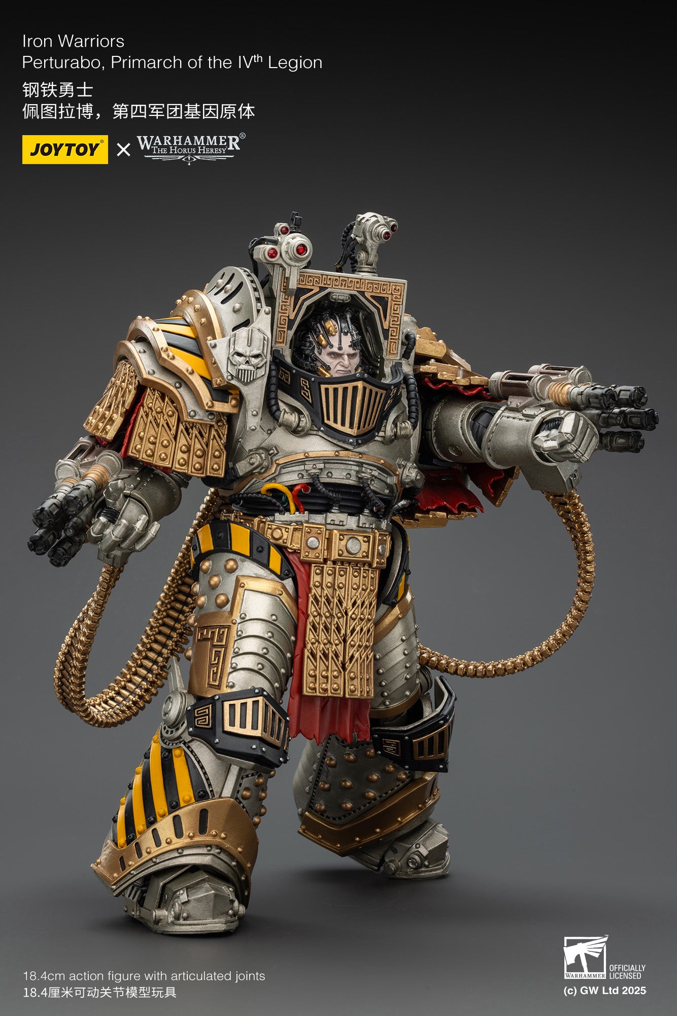 (Pre-Order) Iron Warriors Perturabo, Primarch of the lVth Legion