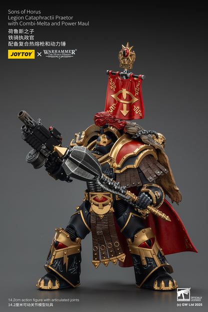 (Pre-Order) Warhammer The Horus Heresy Sons of Horus Legion Cataphractii Praetor with Combi-Melta and Power Maul