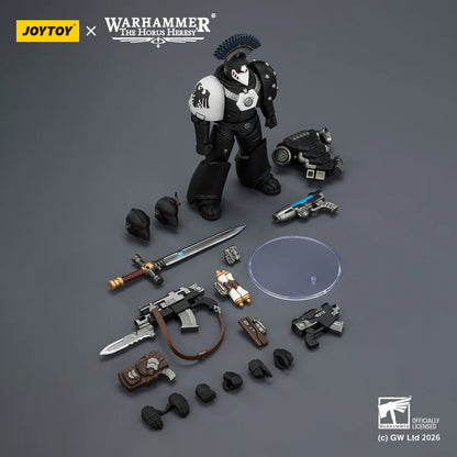 (Pre-Order) Warhammer The Horus Heresy Raven Guard MkVI Tactical Sergeant with Power Sword, Bolter and Plasma Pistol