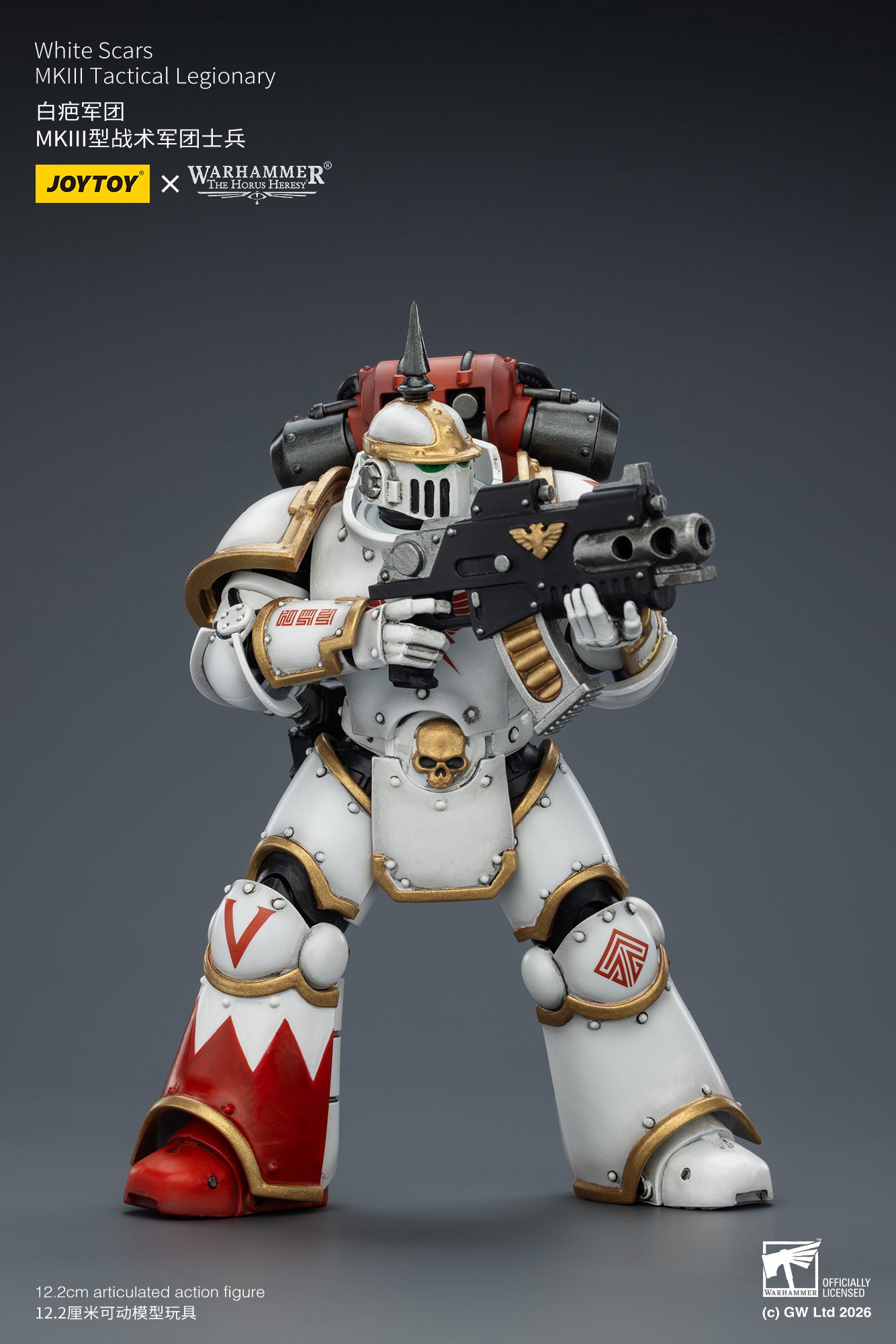 JOY TOY Warhammer 40k White Scars MKIll Tactical Legionary