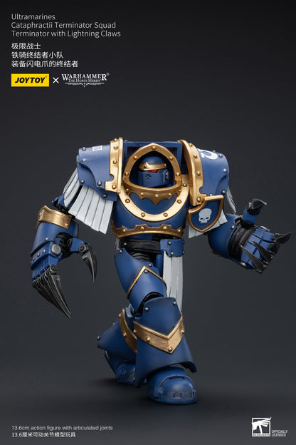 (Pre-Order) Warhammer The Horus Heresy Space Ultramarines Cataphractii Terminator Squad Terminator with Lightning Claws