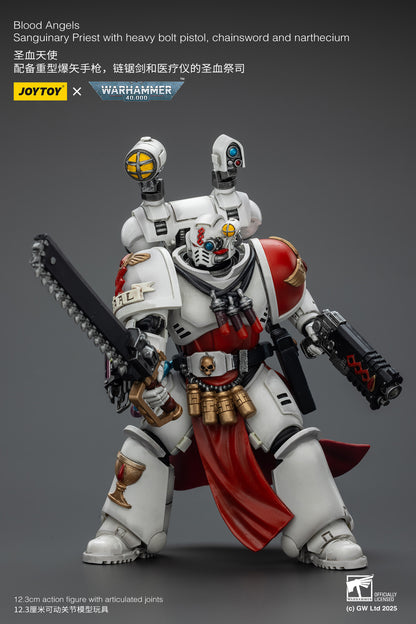 (Pre-Order) Warhammer 40k Blood Angels Sanguinary Priest with Heavy bolt pistol, chainsword and narthecium