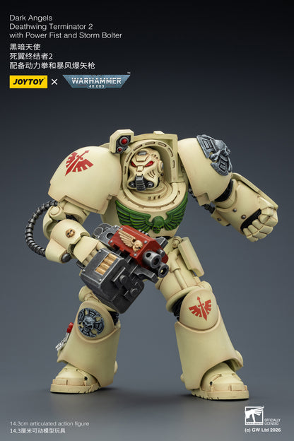 (Pre-Order) Warhammer 40k Dark Angels Deathwing Terminator 2 with Power Fist and Storm Bolter