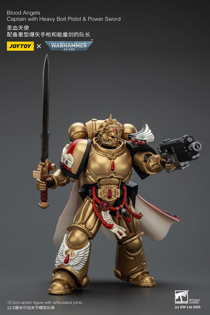 (Pre-Order) Warhammer 40k Blood Angels Captain with Heavy Bolt Pistol & Power Sword