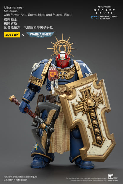 (Pre-Order) JOY TOY Warhammer 40k Ultramarines Metaurus with Power Axe, Stormshield and Plasma Pistol