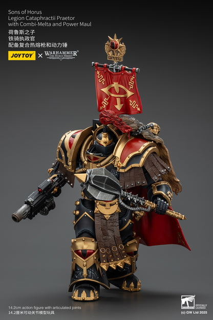 (Pre-Order) Warhammer The Horus Heresy Sons of Horus Legion Cataphractii Praetor with Combi-Melta and Power Maul