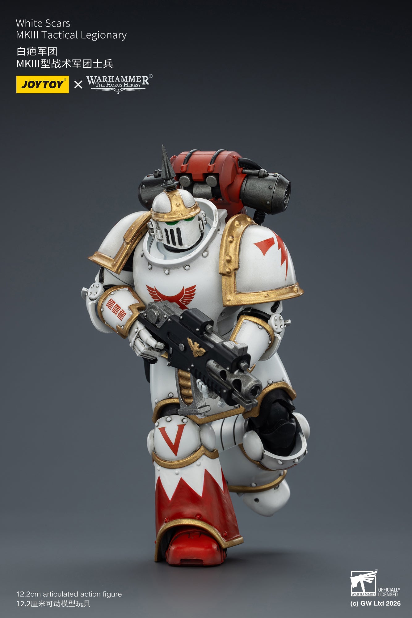 JOY TOY Warhammer 40k White Scars MKIll Tactical Legionary