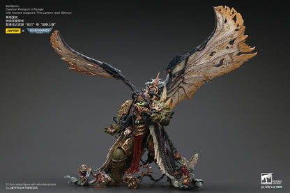 (Pre-Order) JOY TOY Warhammer 40K Mortarion Daemon Primarch of Nurgle with Ancient weapons The Lantern and Silence