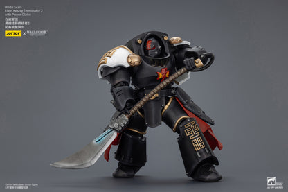 (Pre-Order) JOY TOY Warhammer The Horus Heresy White Scars Ebon Keshig Terminator 2 with Power Glaive
