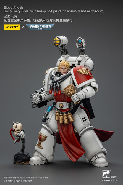 (Pre-Order) Warhammer 40k Blood Angels Sanguinary Priest with Heavy bolt pistol, chainsword and narthecium