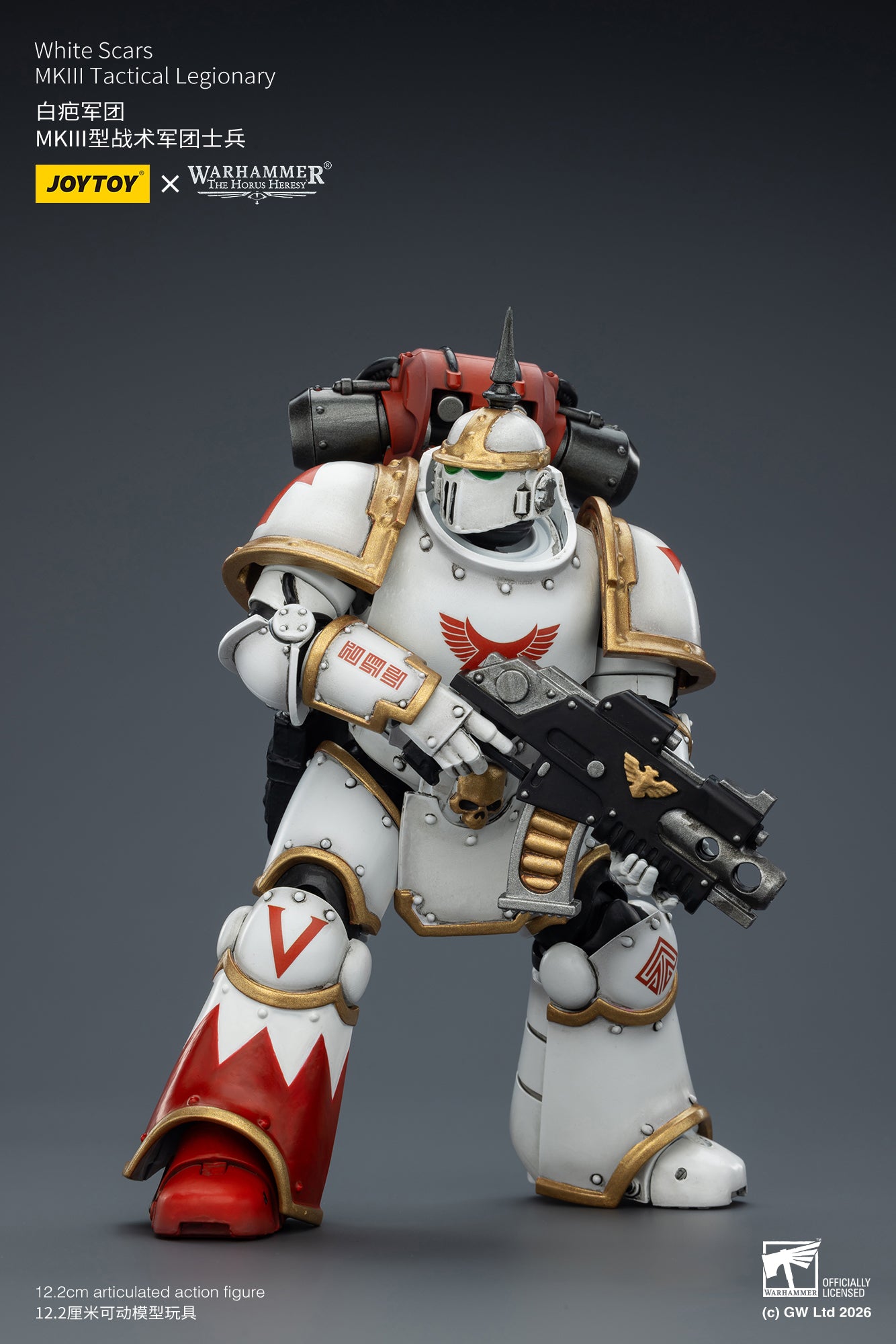 JOY TOY Warhammer 40k White Scars MKIll Tactical Legionary