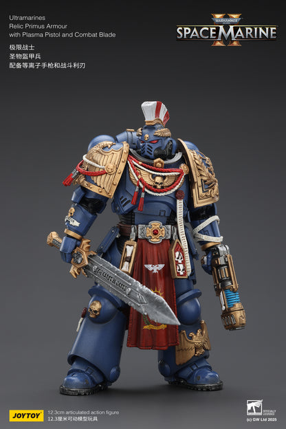 (Pre-Order) JOY TOY Warhammer 40k Ultramarines Relic Primus Armour with Plasma Pistol and Combat Blade