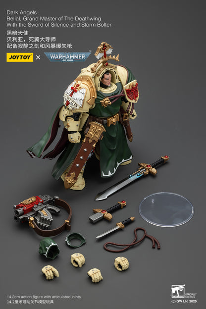 (Pre-Order) Warhammer 40k Dark Angels Belial, Grand Master of The Deathwing With the Sword of Silence and Storm Bolter
