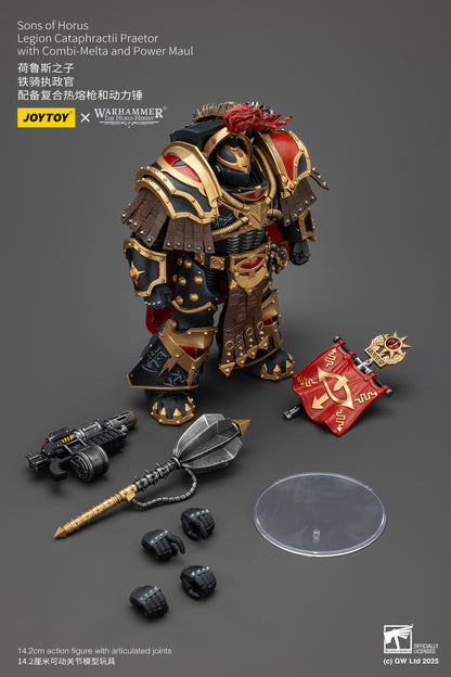 (Pre-Order) Warhammer The Horus Heresy Sons of Horus Legion Cataphractii Praetor with Combi-Melta and Power Maul
