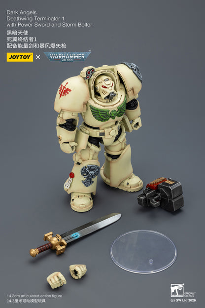 (Pre-Order) Warhammer 40k Dark Angels Deathwing Terminator 1 with Power Sword and Storm Bolter
