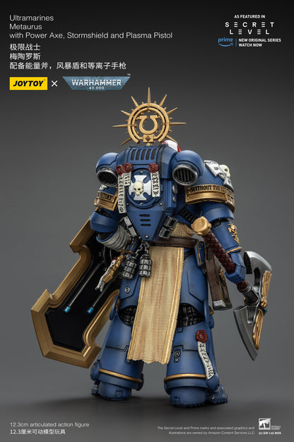 (Pre-Order) JOY TOY Warhammer 40k Ultramarines Metaurus with Power Axe, Stormshield and Plasma Pistol