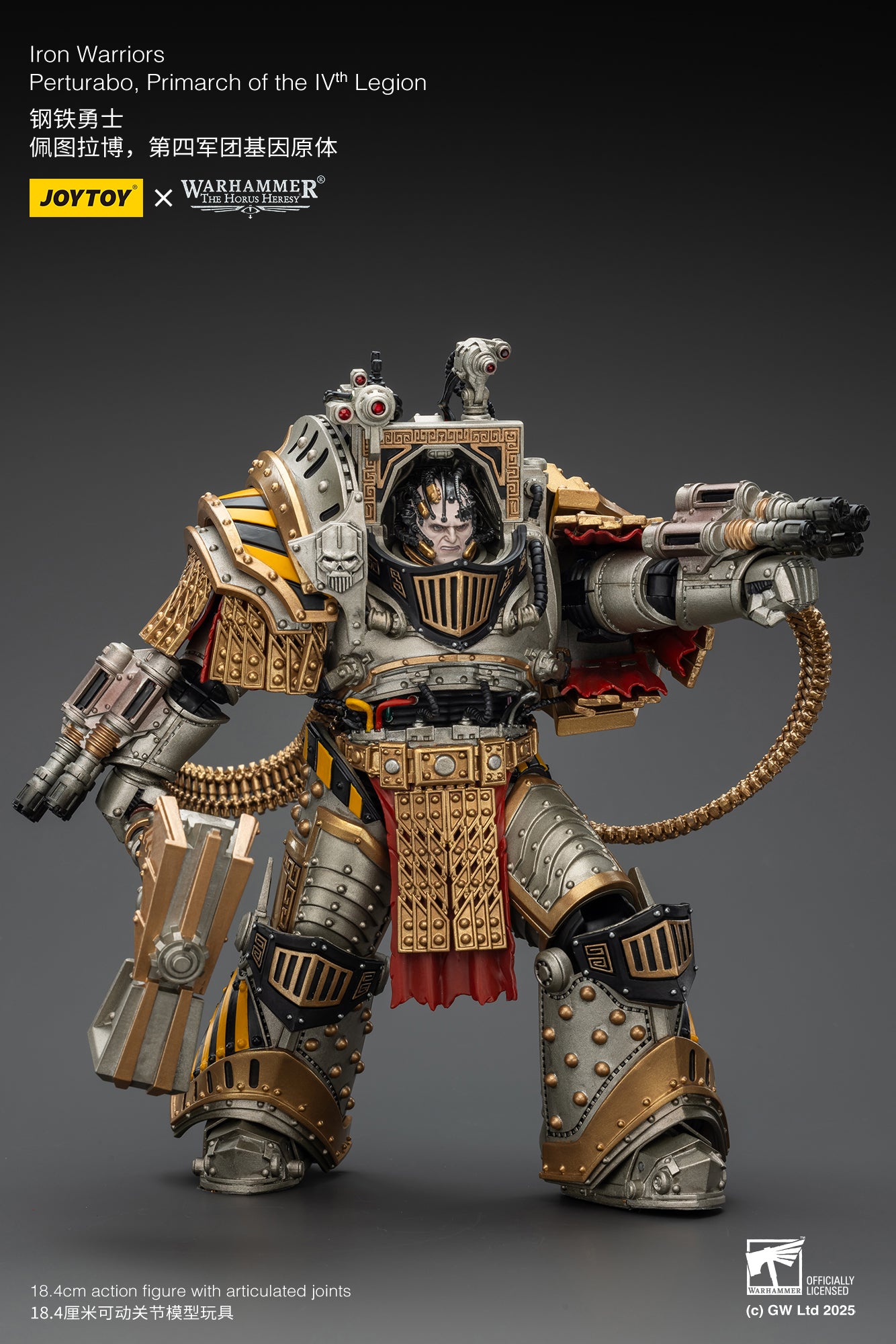 (Pre-Order) Iron Warriors Perturabo, Primarch of the lVth Legion