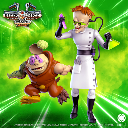 (Pre-Order) Nacellestore Biker Mice from Mars Wave 2 - Karbunkle & Red The Mutant