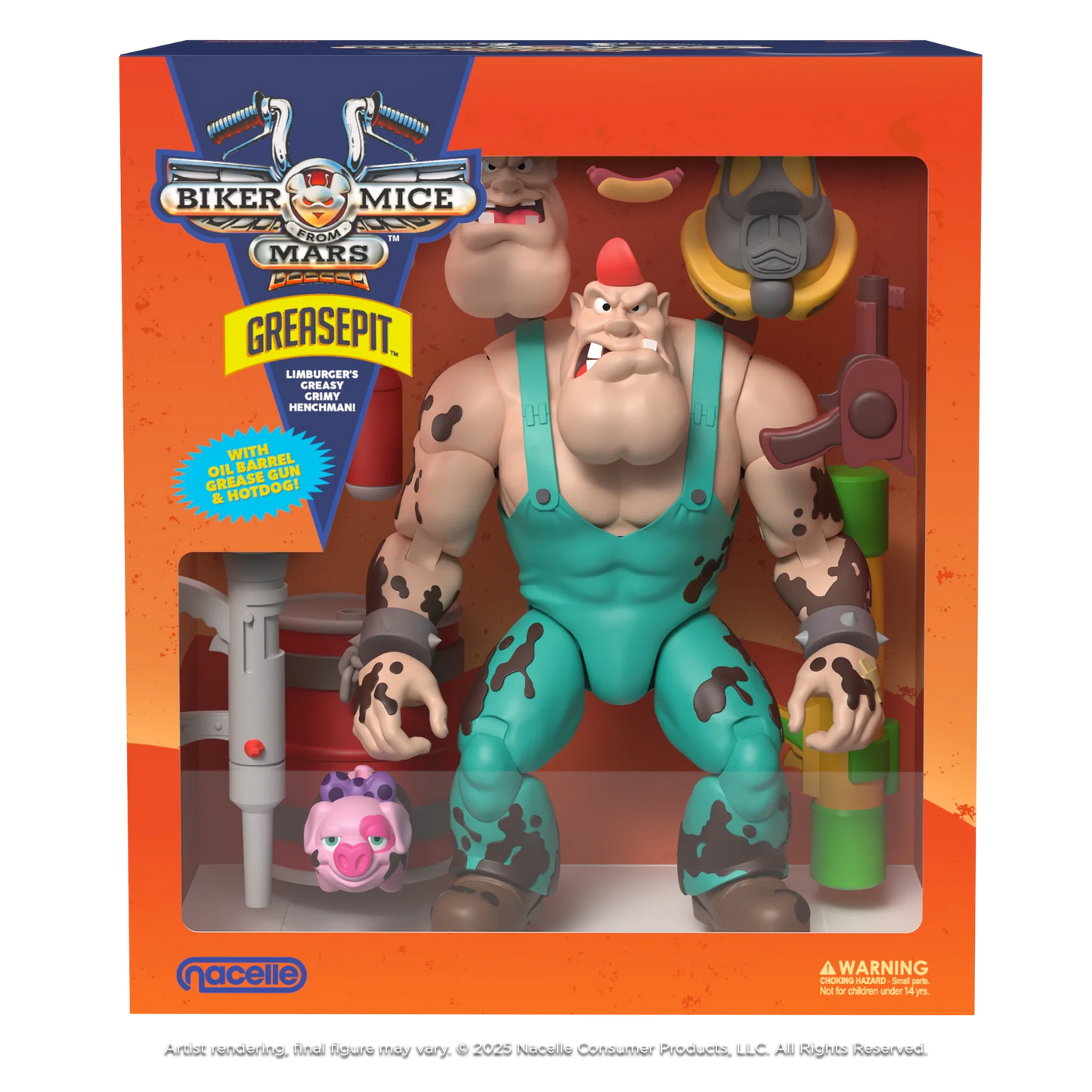 (Pre-Order) Nacellestore Biker Mice from Mars Wave 2 - Greasepit
