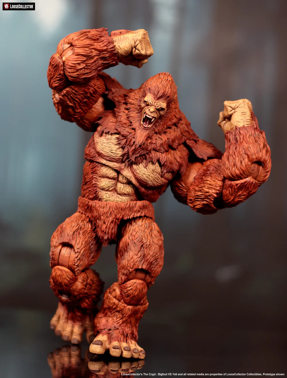 (Pre-Order) Loosecollector The Crypt Bigfoot and Yeti action figure 10 inches