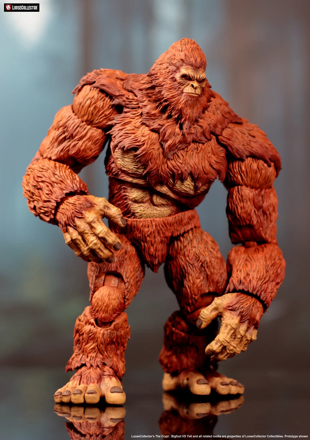 (Pre-Order) Loosecollector The Crypt Bigfoot and Yeti action figure 10 inches