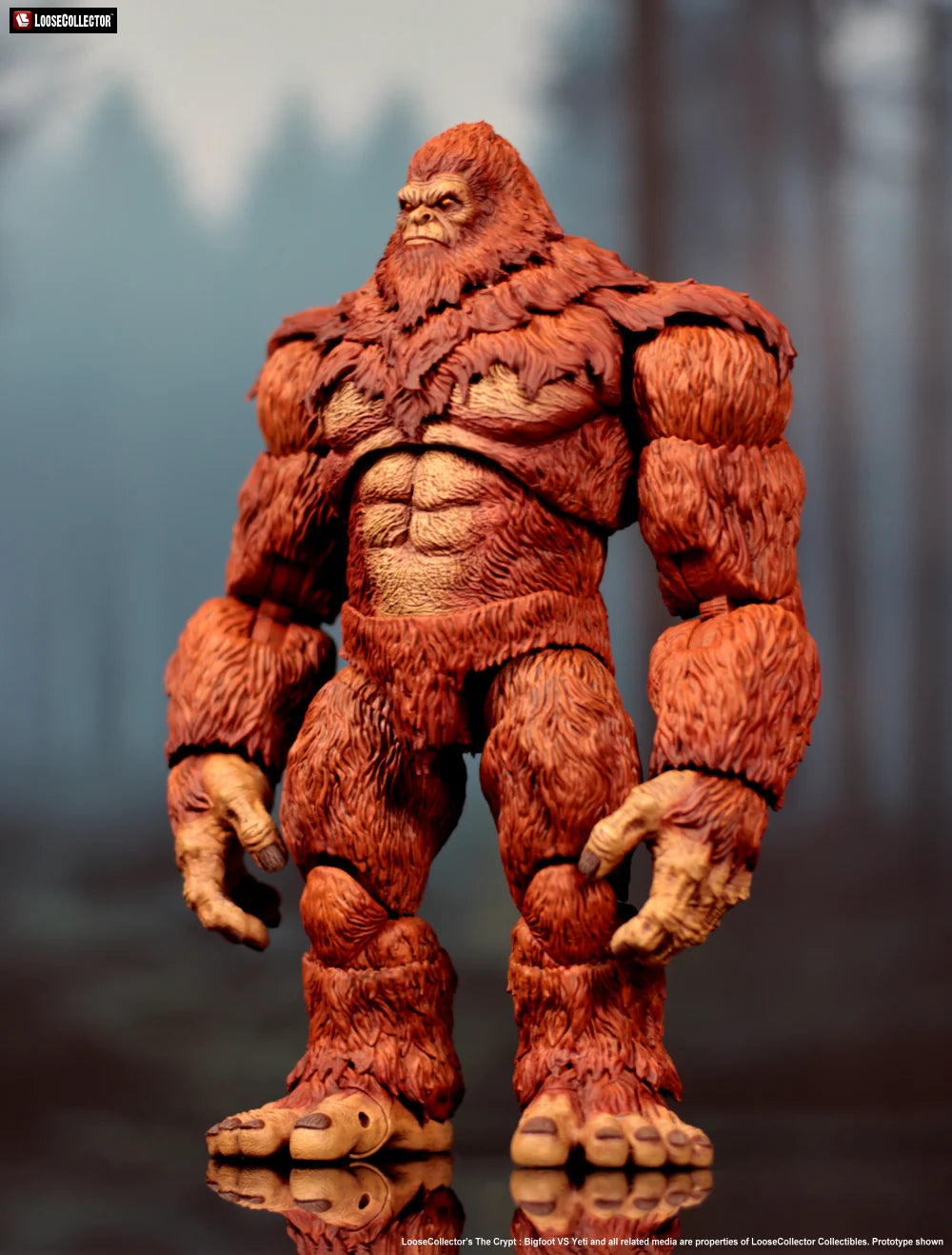 (Pre-Order) Loosecollector The Crypt Bigfoot and Yeti action figure 10 inches