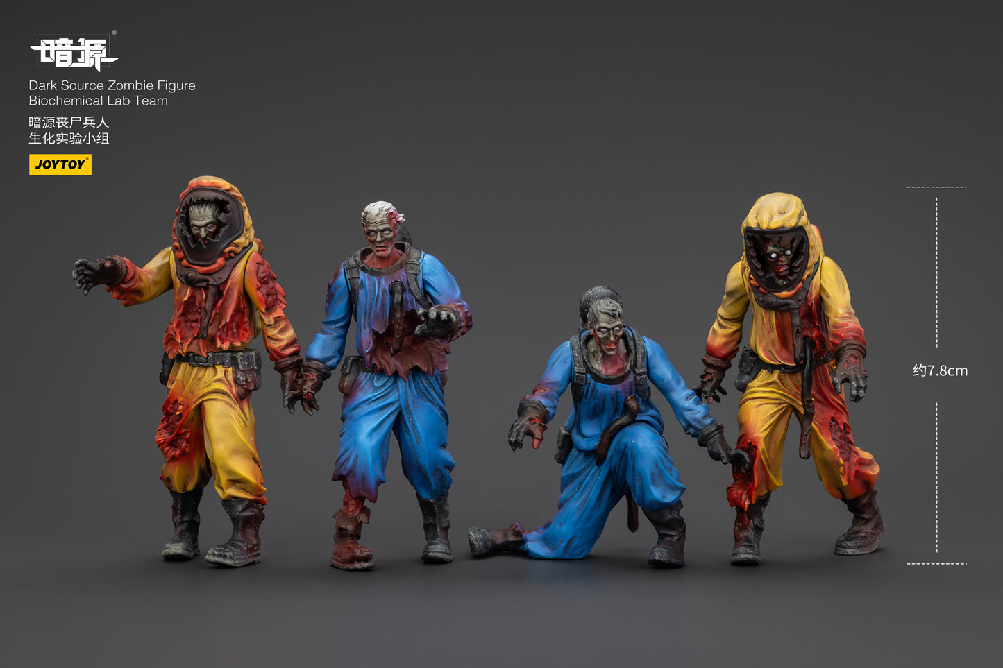 (Pre-Order) JOYTOY Dark Source Zombie Figure Biochemical Lab Team 1/25 Scale Action Figure