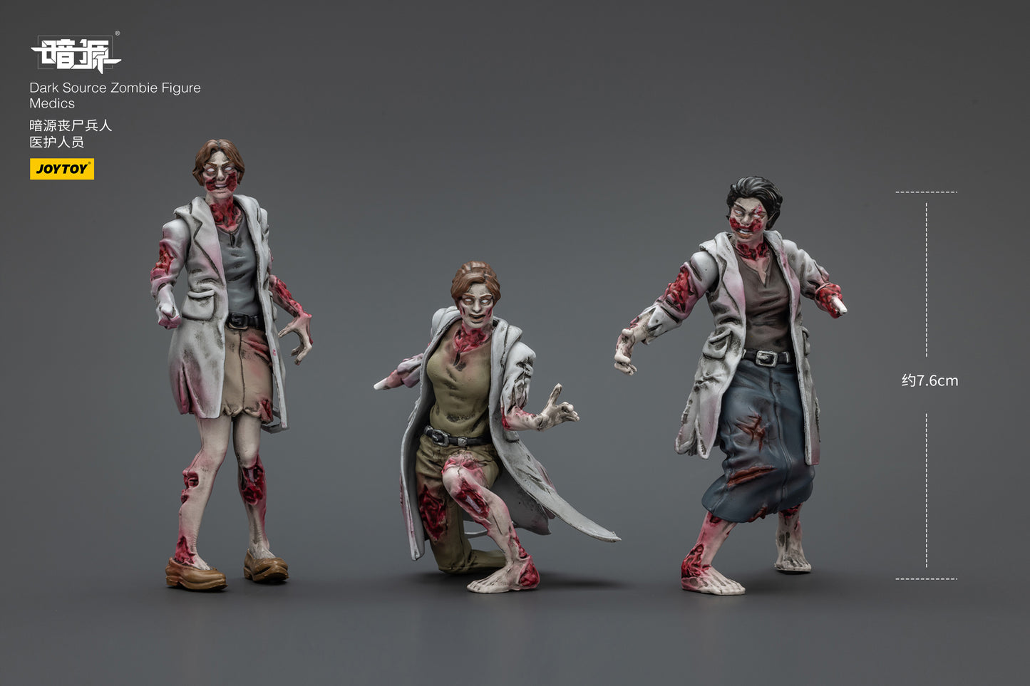 (Pre-Order) JOYTOY Dark Source Zombie Figure Medics 1/25 Scale Action Figure