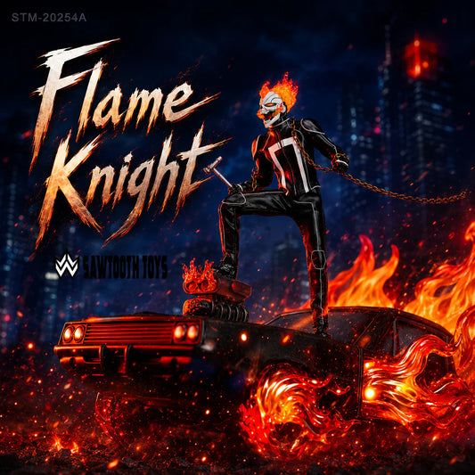 (Pre-Order) Sawtooth Toys 1/12 Flame Knight figure and Charger statue STM20254