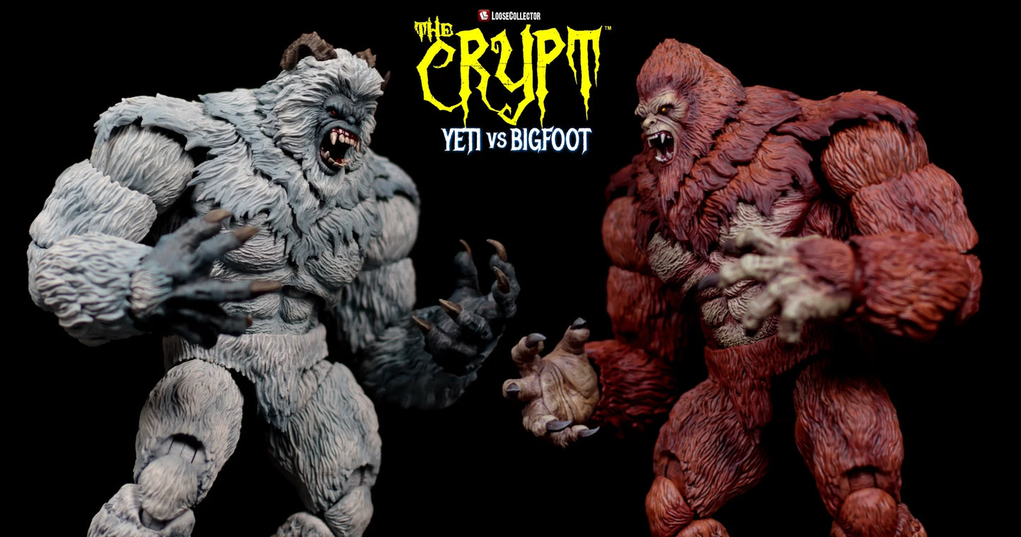 (Pre-Order) Loosecollector The Crypt Bigfoot and Yeti action figure 10 inches