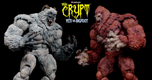 (Pre-Order) Loosecollector The Crypt Bigfoot and Yeti action figure 10 inches