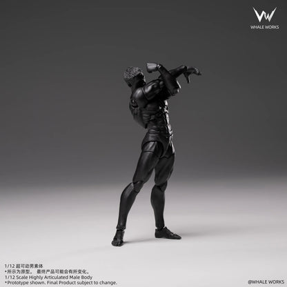 (Pre-Order) Whale Works 1/12 Super Articulated Male Body ASH action figure
