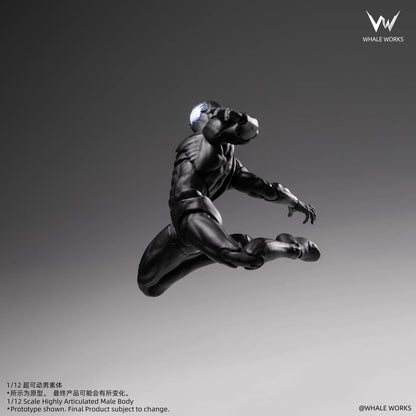 (Pre-Order) Whale Works 1/12 Super Articulated Male Body ASH action figure