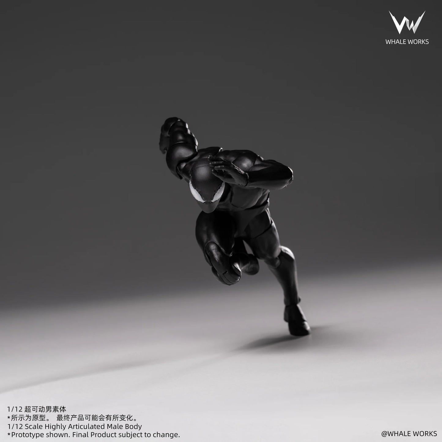 (Pre-Order) Whale Works 1/12 Super Articulated Male Body ASH action figure