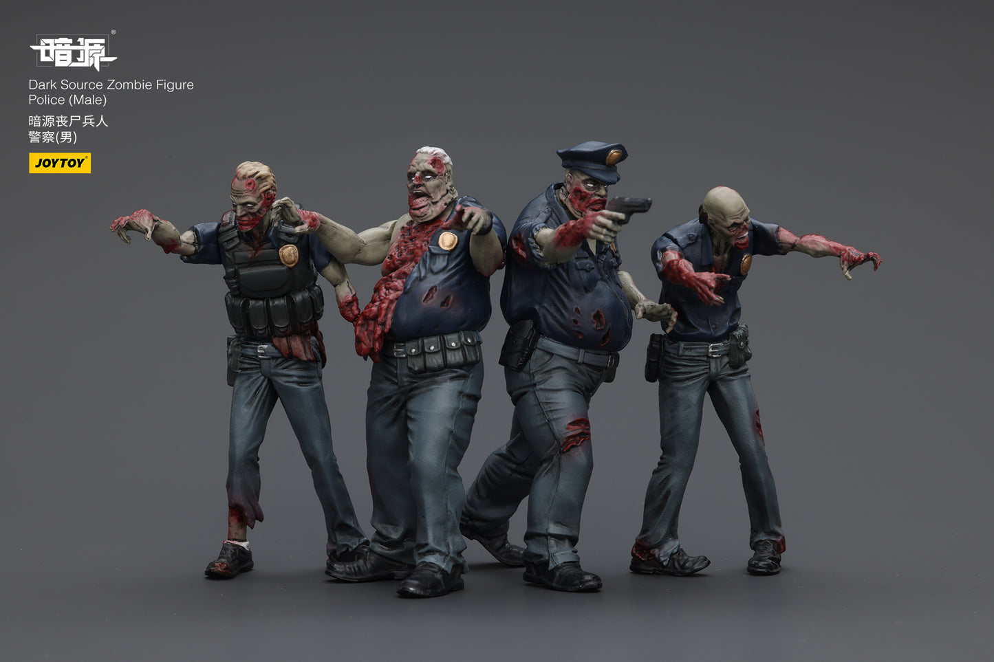 (Pre-Order) JOYTOY Dark Source Zombie Fiqure Police (Male) 1/25 Scale Action Figure