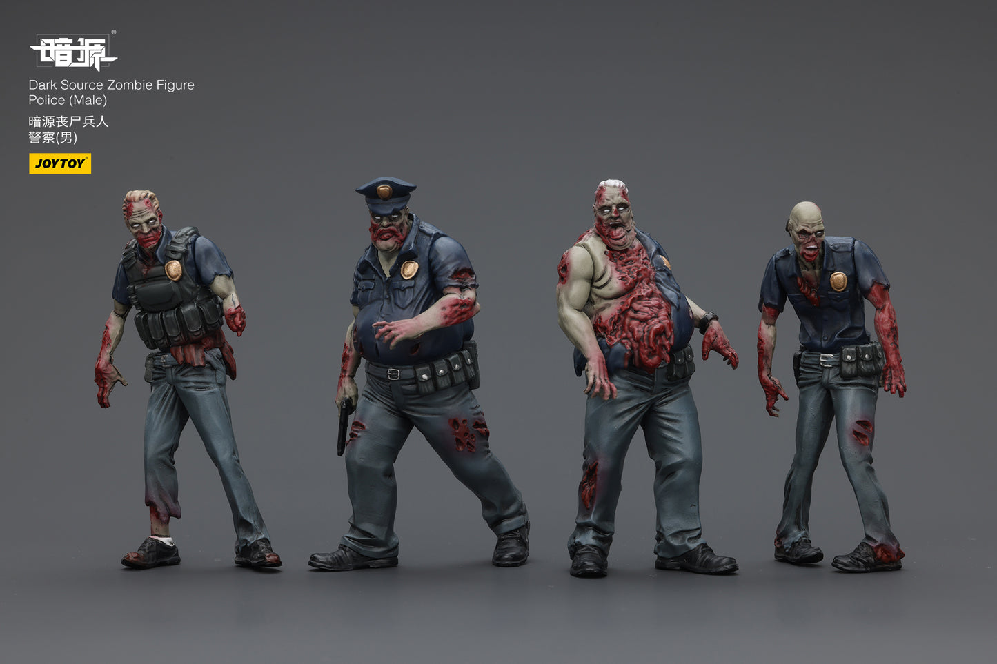 (Pre-Order) JOYTOY Dark Source Zombie Fiqure Police (Male) 1/25 Scale Action Figure