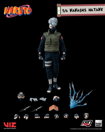 (Pre-Order) Threezero NARUTO FigZero 1/6 Kakashi Hatake 1/6 Scale Collectible Figure