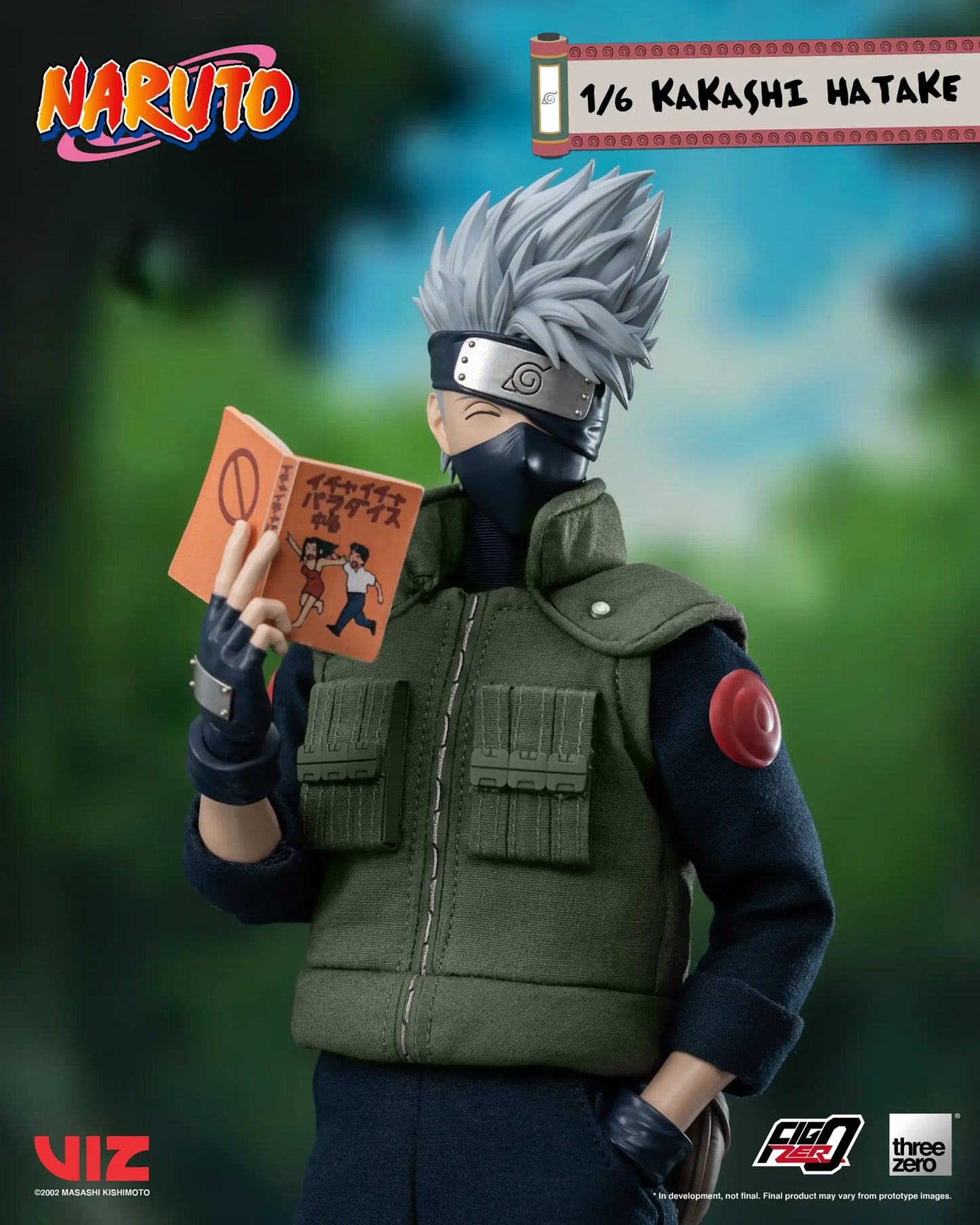 (Pre-Order) Threezero NARUTO FigZero 1/6 Kakashi Hatake 1/6 Scale Collectible Figure