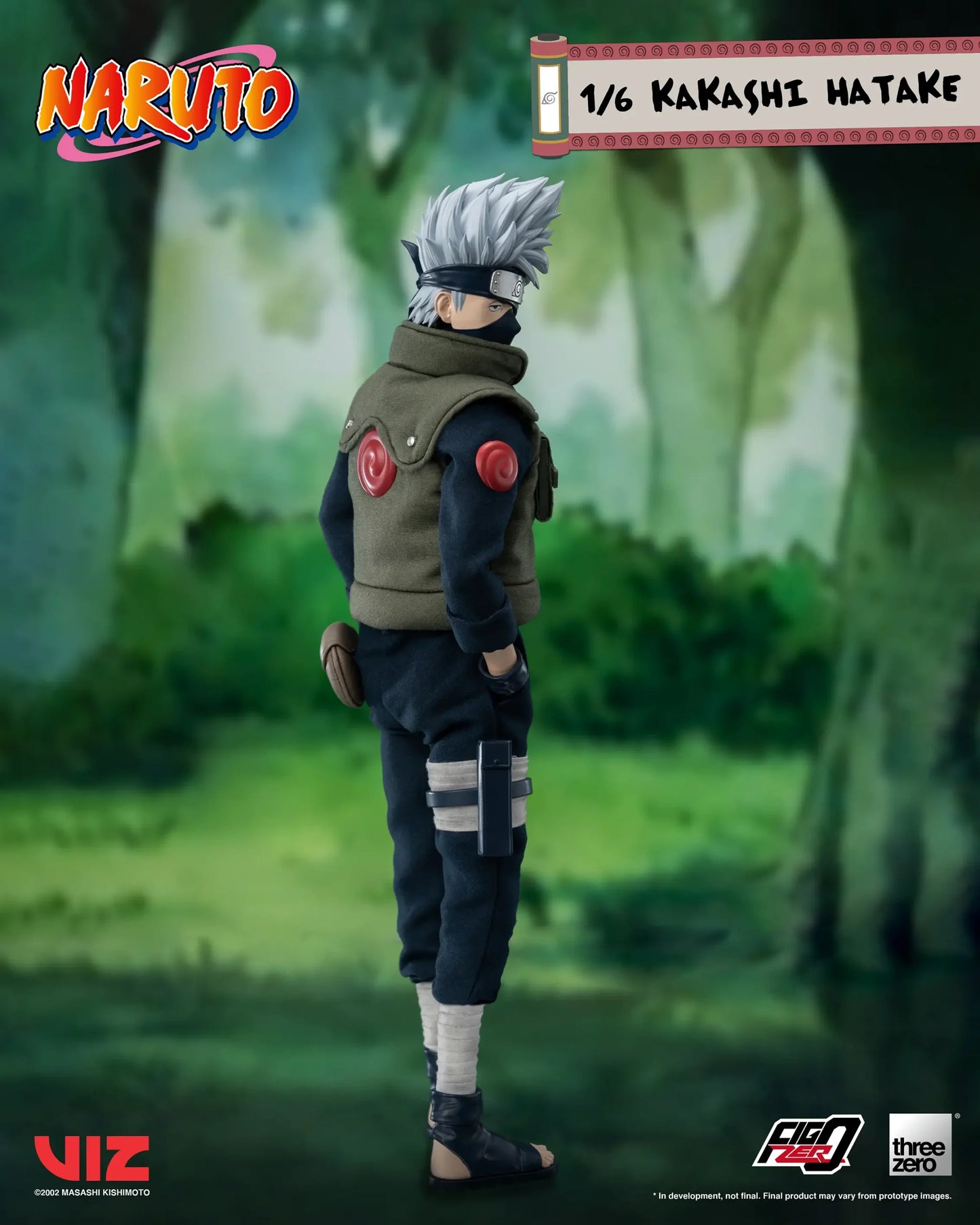 (Pre-Order) Threezero NARUTO FigZero 1/6 Kakashi Hatake 1/6 Scale Collectible Figure