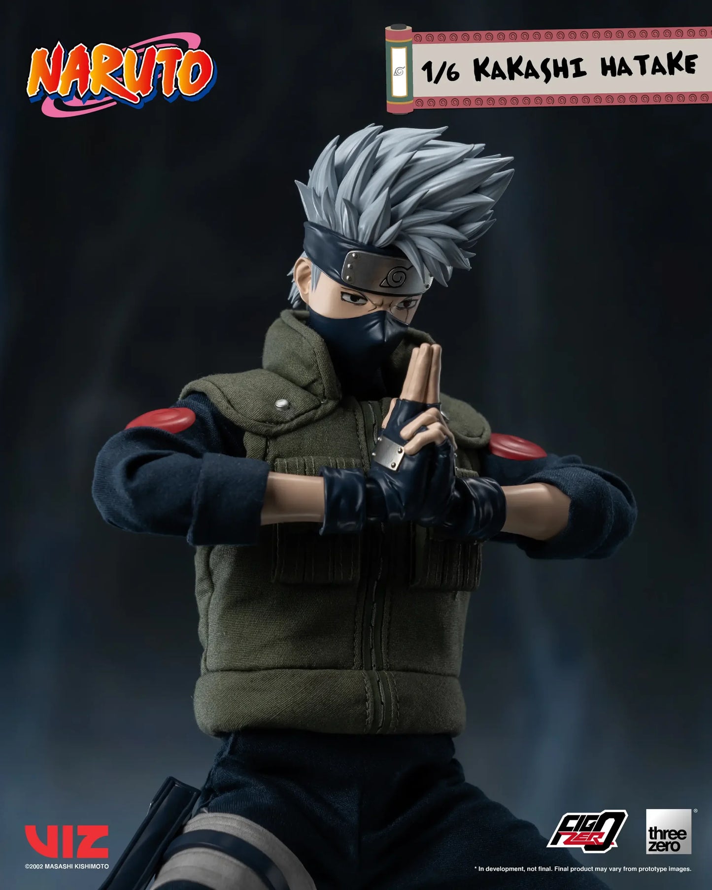 (Pre-Order) Threezero NARUTO FigZero 1/6 Kakashi Hatake 1/6 Scale Collectible Figure