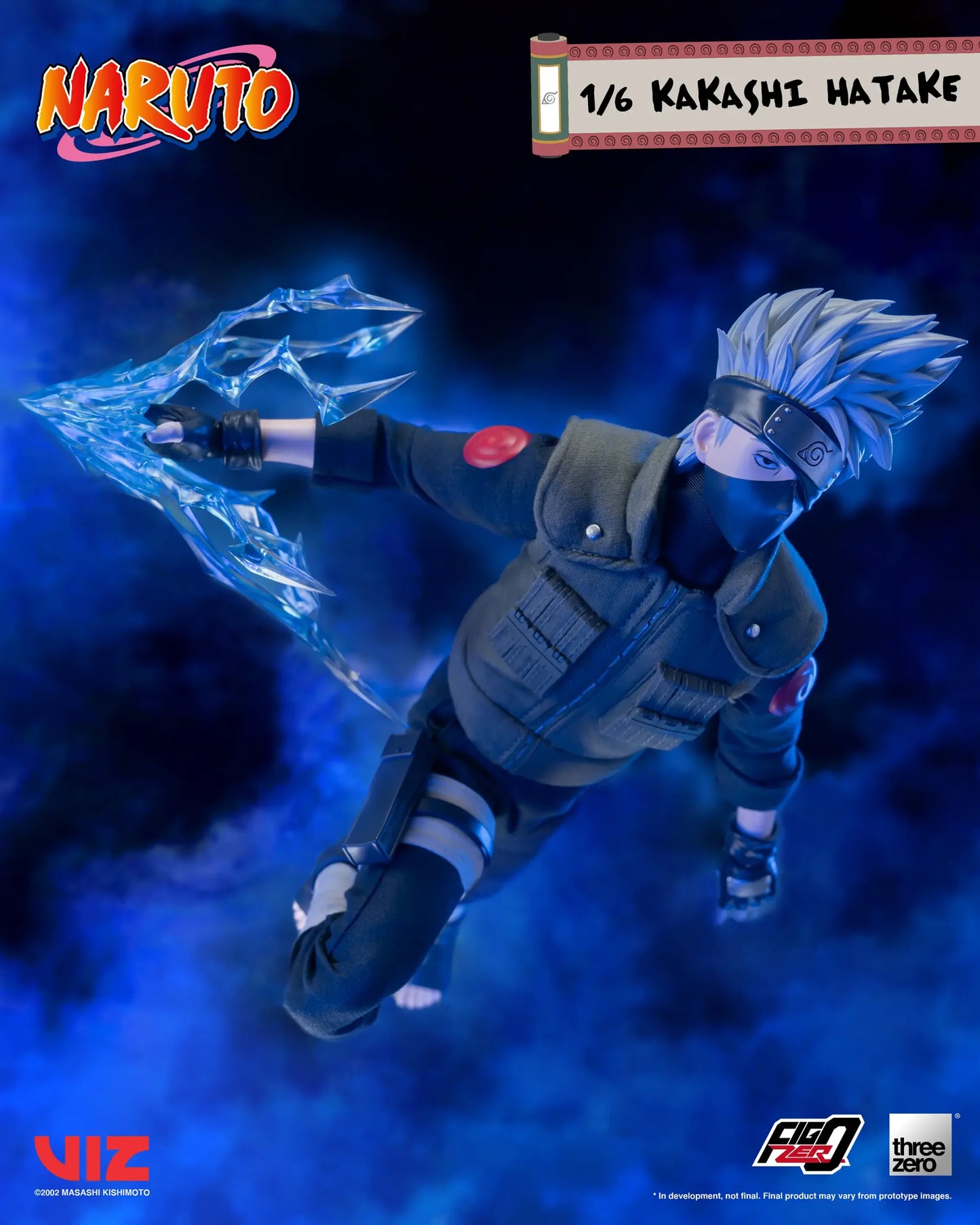 (Pre-Order) Threezero NARUTO FigZero 1/6 Kakashi Hatake 1/6 Scale Collectible Figure